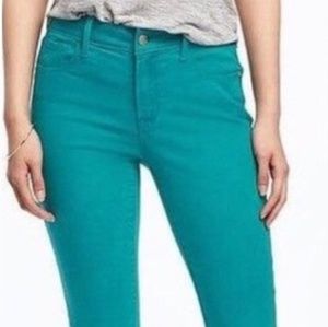 J.Crew Teal toothpick jeans-32 tall